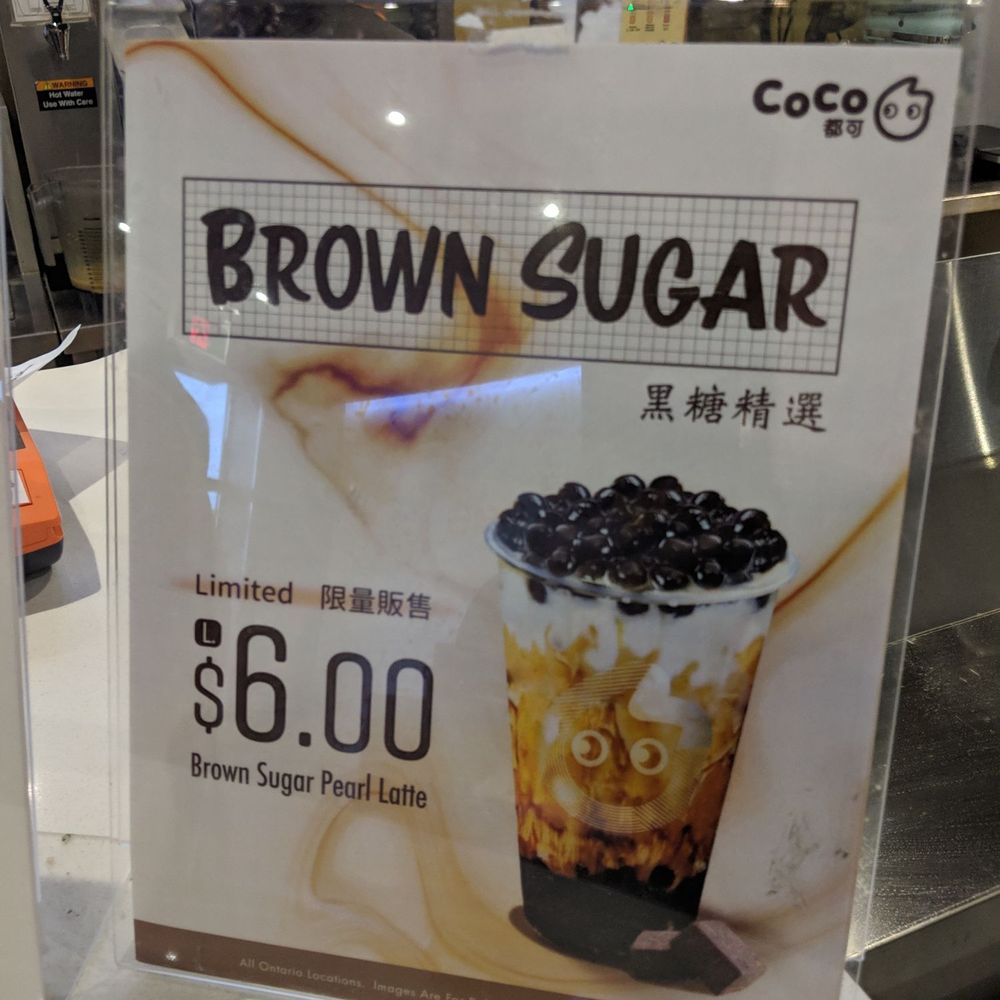 CoCo Fresh Tea & Juice - Brown sugar pearl latte - Juice Bars & Smoothies Near Me - Toronto, Ontario CoCo Fresh Tea & Juice - Brown sugar pearl latte - Juice Bars & Smoothies Near Me - Toronto, Ontario