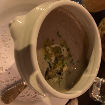 Parc - Weird angle mushroom soup. - French Near Me - Philadelphia, Pennsylvania