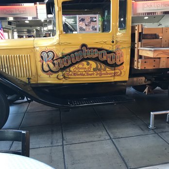 Knowlwood - 1928 Dodge truck in the middle of the restaurant - Burgers Near Me - Irvine, California Knowlwood - 1928 Dodge truck in the middle of the restaurant - Burgers Near Me - Irvine, California