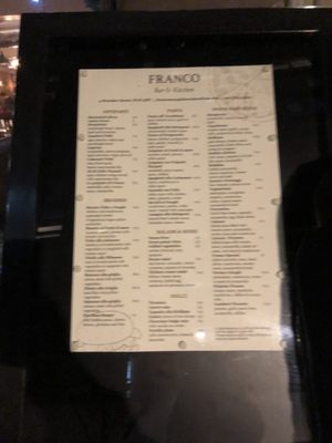 Menu photo 1 Franco London, XGL