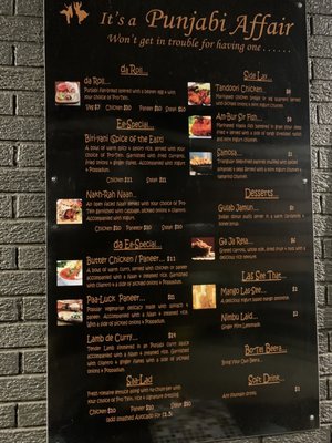 Menu photo 6 It's a Punjabi Affair Amarillo, TX