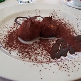 Chocolate covered Profiteroles
