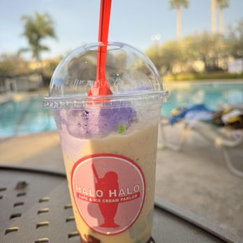 Halo-Halo Cafe - The Halo Halo (I was so excited for) they served me for Mothers Day. I feel ripped off... $10 - Ice Cream & Frozen Yogurt Near Me - Chula Vista, California Halo-Halo Cafe - The Halo Halo (I was so excited for) they served me for Mothers Day. I feel ripped off... $10 - Ice Cream & Frozen Yogurt Near Me - Chula Vista, California
