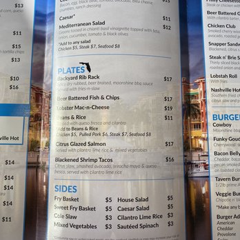 Tavern On The Bay - Soup, salad, sides menu - New American Near Me - Naples, Florida Tavern On The Bay - Soup, salad, sides menu - New American Near Me - Naples, Florida