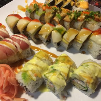 Sushimono - Lemon tree, mango sunshine, James dean, "Oh, no" and the Dori roll - Japanese Near Me - Fair Oaks, California Sushimono - Lemon tree, mango sunshine, James dean, "Oh, no" and the Dori roll - Japanese Near Me - Fair Oaks, California