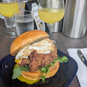 Luna at The Luxe - Chick N'Egg Sandwich - Breakfast & Brunch Near Me - Philadelphia, Pennsylvania Luna at The Luxe - Chick N'Egg Sandwich - Breakfast & Brunch Near Me - Philadelphia, Pennsylvania