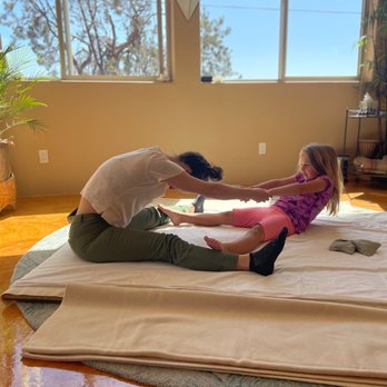 Anne’s Hands Massage Therapy - Anne doing Craniosacral therapy/massage withmy daughter - Massage Therapy Near Me - Sedona, Arizona
