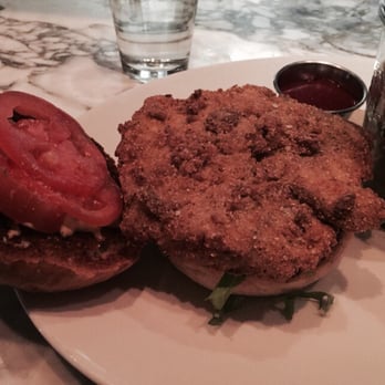 CBD Provisions - Fried redfish sandwich - Brasseries Near Me - Dallas, Texas