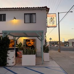 Exterior outside entrance of Smog City Heights - Smog City Heights - Long Beach, California Exterior outside entrance of Smog City Heights - Smog City Heights - Long Beach, California