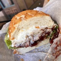 Cranberry, turkey, cream cheese goodness!