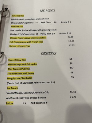 Menu photo 2 Thai Charm Indianapolis, IN