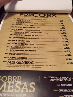Menu photo 1 General Curitiba, PR