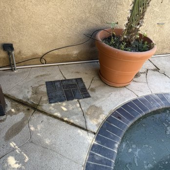 Ireland Pools - Repair of blocked and broken pipe in pool deck drains. - Pool & Hot Tub Service Near Me - Newbury Park, California Ireland Pools - Repair of blocked and broken pipe in pool deck drains. - Pool & Hot Tub Service Near Me - Newbury Park, California
