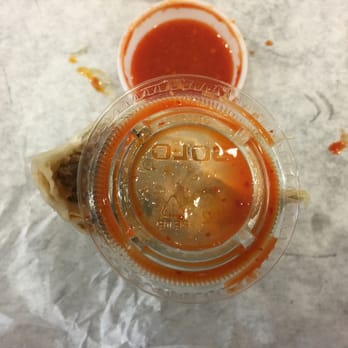 Valerie's Taco Stand - The circumference of a salsa lid is actually about as big (maybe even bigger) than the burrito. This is ridiculous. - Mexican Near Me - Oceanside, California