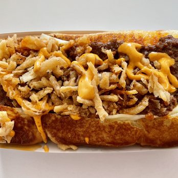 Dog Haus Biergarten - Chili The Kid Dog $6.99 - Burgers Near Me - Denver, Colorado