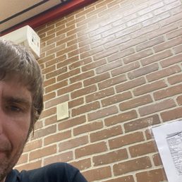 Me and the wall. Waiting on pizza then on my way to quick Eddie's swag co. For polyester printing.