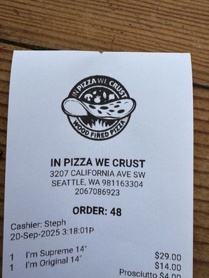 In Pizza We Crust by null