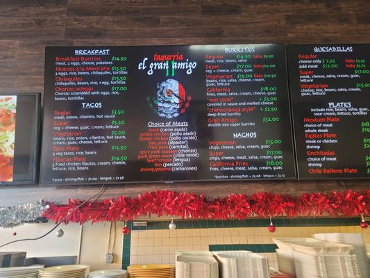 Menu photo 2 Taqueria El Gran Amigo II Pacifica, CA Menu photo 2 Taqueria El Gran Amigo II Pacifica, CA