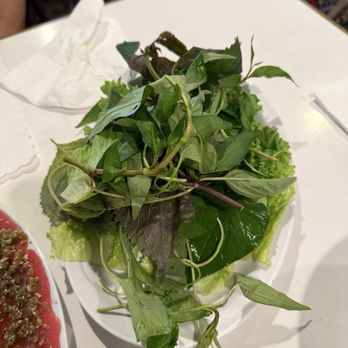 Thien An Bo 7 Mon - mixed greens to top with your rolls - Vietnamese Near Me - Rosemead, California Thien An Bo 7 Mon - mixed greens to top with your rolls - Vietnamese Near Me - Rosemead, California