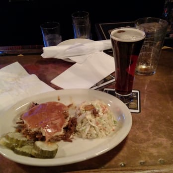 Strange Brew Tavern - A few bites already gone. Brother Thelonious in the glass. - American Near Me - Manchester, New Hampshire Strange Brew Tavern - A few bites already gone. Brother Thelonious in the glass. - American Near Me - Manchester, New Hampshire