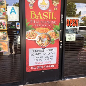Basil Thai Cooking - Thai Near Me - Arcadia, California