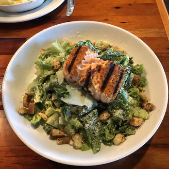 Sunset Grille - Caesar salad add blackened salmon - Seafood Near Me - Ocean City, Maryland Sunset Grille - Caesar salad add blackened salmon - Seafood Near Me - Ocean City, Maryland