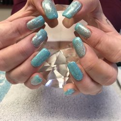 Laurie Ann’s Nails and Esthetics - Glitter nails.