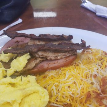 Hot Pancakes - Bacon eggs ham sausage eggs hashbrowns - Breakfast & Brunch Near Me - Richardson, Texas Hot Pancakes - Bacon eggs ham sausage eggs hashbrowns - Breakfast & Brunch Near Me - Richardson, Texas