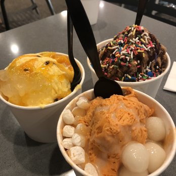 Salju Dessert - Thai tea snow ice with mochi and rice balls. Vietnamese coffee snow ice with sprinkles. Mango snow ice. - Desserts Near Me - Alhambra, California Salju Dessert - Thai tea snow ice with mochi and rice balls. Vietnamese coffee snow ice with sprinkles. Mango snow ice. - Desserts Near Me - Alhambra, California