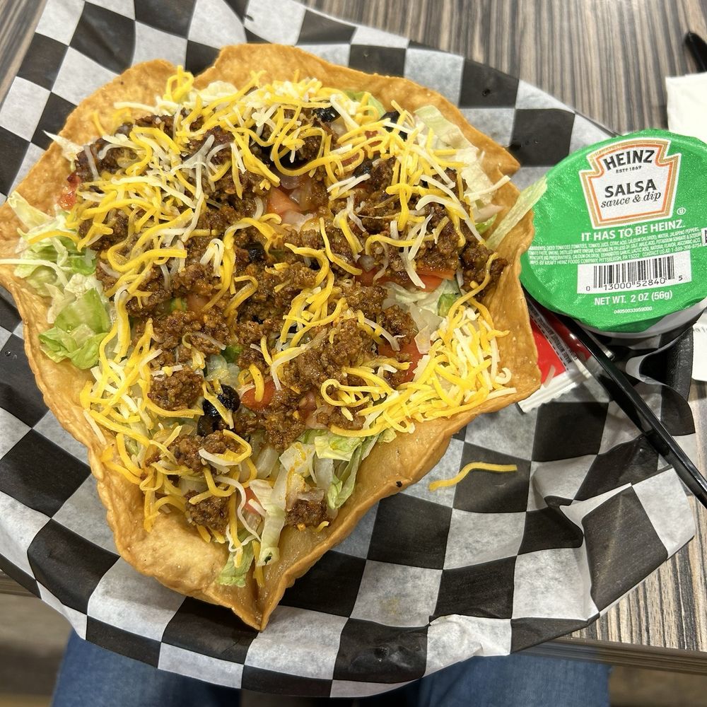 Sky Dine - Taco salad $15. Delicious - Coffee & Tea Near Me - Rapid City, South Dakota