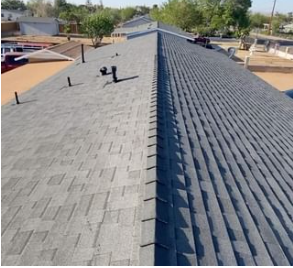 Slide of First Class Roofing