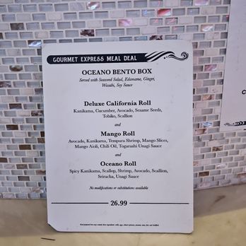 Oceano - I love me a good to go special. - Seafood Near Me - Reno, Nevada Oceano - I love me a good to go special. - Seafood Near Me - Reno, Nevada