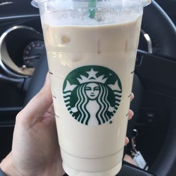 Starbucks - This is supposed to be an iced vanilla latte with an add shot. - Coffee & Tea Near Me - Fontana, California