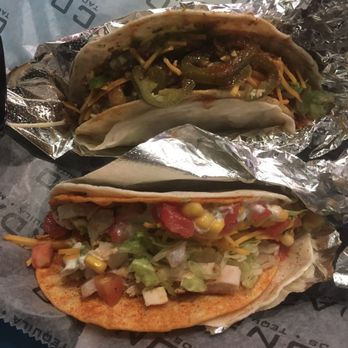 Condado Tacos - Power Plant (top) and Lucy's Fire (bottom). A metal fork would be better than this cheap, disposable plastic one. - Tacos Near Me - Saint Louis, Missouri Condado Tacos - Power Plant (top) and Lucy's Fire (bottom). A metal fork would be better than this cheap, disposable plastic one. - Tacos Near Me - Saint Louis, Missouri