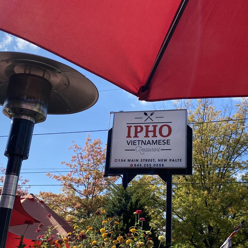 IPho - a sign for a vietnamese restaurant - Vietnamese Near Me - New Paltz, New York