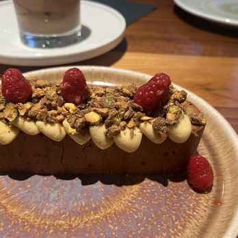 Saint & Second - Pistachio Brown Butter Cake - looking bed it! - New American Near Me - Long Beach, California