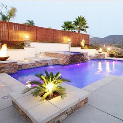 Majestic Pool Construction - Thank you, Farmer family for sending us a pic of your beautiful finished backyard pool project in Temecula...