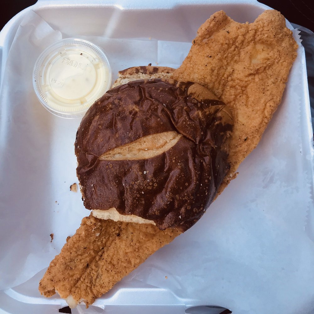 Caplinger's Fresh Catch Seafood Kitchen - Caplinger's Special Sandwich - Seafood Near Me - Indianapolis, Indiana
