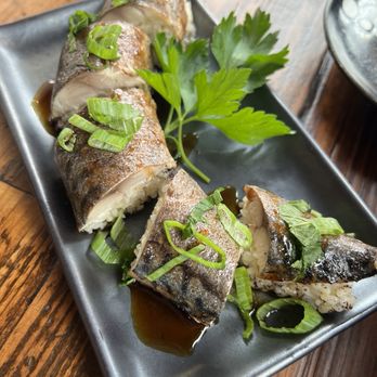Setsunai - Mackerel and rice appetizer - Noodles Near Me - Lopez Island, Washington