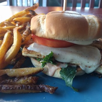 Cascadia Grill - OlyGirl sandwich...pretty dry and flavorless. - Steakhouses Near Me - Olympia, Washington