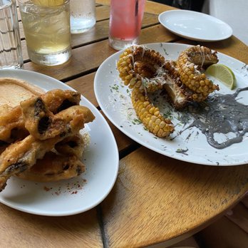 Or The Whale - Fried Portabella Mushrooms. Street Corn w/squid ink aioli - Breakfast & Brunch Near Me - Nantucket, Massachusetts Or The Whale - Fried Portabella Mushrooms. Street Corn w/squid ink aioli - Breakfast & Brunch Near Me - Nantucket, Massachusetts