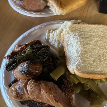 Lemons'Bar-B-Que - 2 meat plate - Barbeque Near Me - Brownwood, Texas