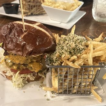 Crafted Tap House and Kitchen - Big momma? With garlic fry's - New American Near Me - Coeur D'alene, Idaho