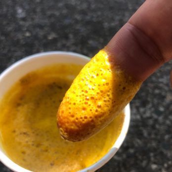 Bodhi Cafe & Bakery - A full knuckle of foam and the foam wasn't even to the top... - Coffee & Tea Near Me - Corvallis, Oregon