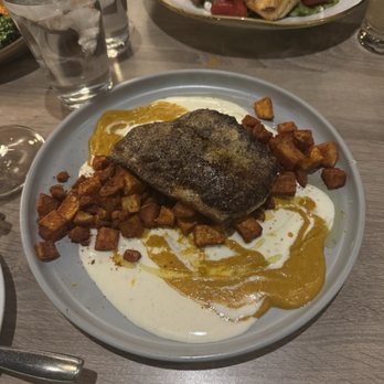 Born & Bred - Halibut with roasted sweet potato - Breakfast & Brunch Near Me - Chandler, Arizona