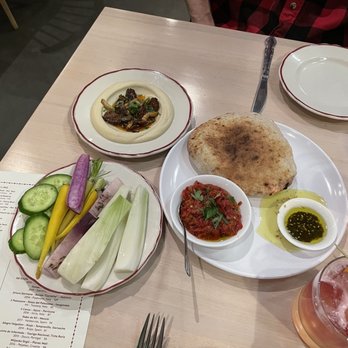 Safta - Woof roasted mushroom hummus and lutenitsa - Middle Eastern Near Me - Denver, Colorado Safta - Woof roasted mushroom hummus and lutenitsa - Middle Eastern Near Me - Denver, Colorado