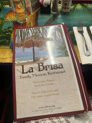 Menu photo 1 La Brisa Mexican Restaurant Chelan, WA Menu photo 1 La Brisa Mexican Restaurant Chelan, WA