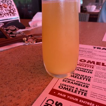 Another Broken Egg Cafe - Peach Bellini - Breakfast & Brunch Near Me - Siesta Key, Florida