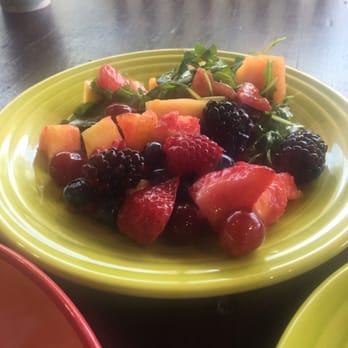 Souper Jenny - Mixed berries. Arugula/melon/heirloom tomato salad. - Sandwiches Near Me - Atlanta, Georgia