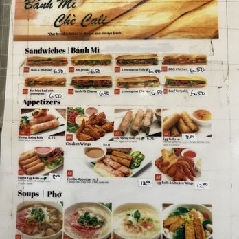 Pho Banh Mi Che Cali - Banh Mi Menu, appetizers, soups - Vietnamese Near Me - Pasadena, California Pho Banh Mi Che Cali - Banh Mi Menu, appetizers, soups - Vietnamese Near Me - Pasadena, California